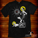 Art Show 2021 tee: "Button Pusher"