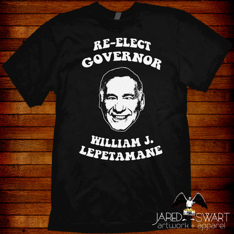 Blazing Saddles T-Shirt Re-Elect Gov Lepetamane