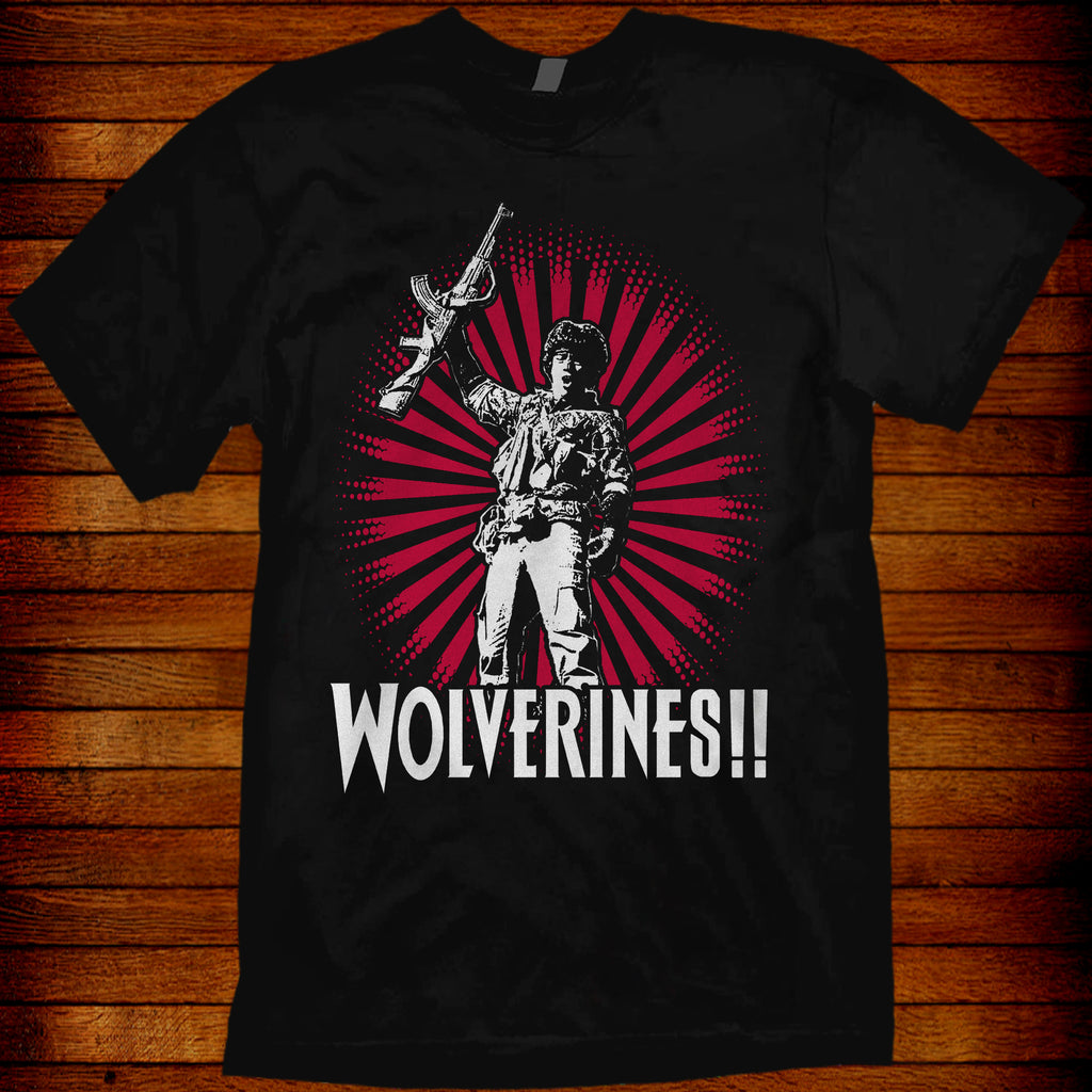 Red Dawn T-Shirt Wolverines!  swayze 1984