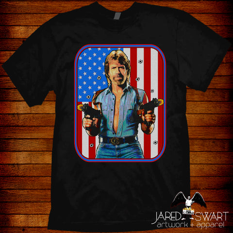 Invasion USA starring Chuck Norris t-shirt pop-art