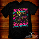 Bitchin' Beaver! retro 80s 90s t-shirt Extreme!