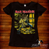 Cat World parody T-shirt Iron Meowden