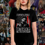 Escape From New York T-shirt Snake New President