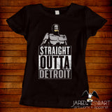Robocop T-shirt Straight Outta Detroit pop-art