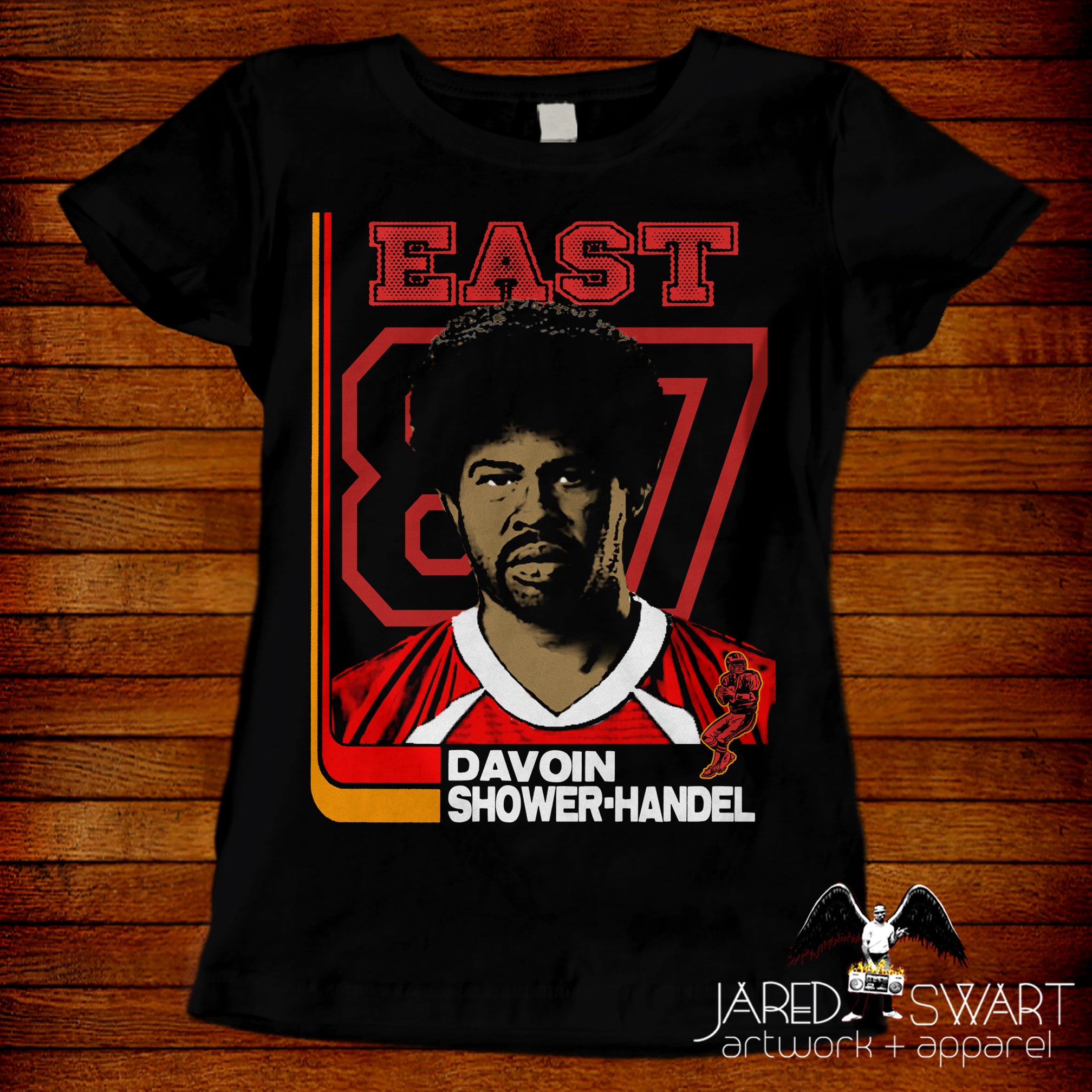 Davoin Shower-Handel T-shirt Key & Peele East/West Bowl