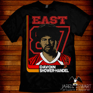 Davoin Shower-Handel T-shirt Key & Peele East/West Bowl