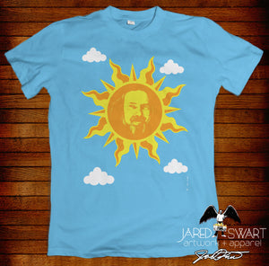 Alan Watts T-shirt sunshine design by Jared swart