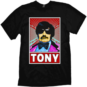 Andy Kaufman Tony Clifton t-Shirt original art by Jared Swart