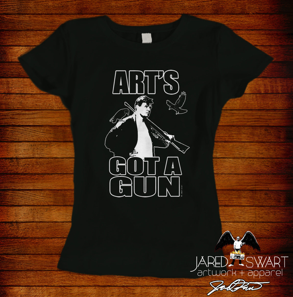 The Burbs "Art's got a gun" tee
