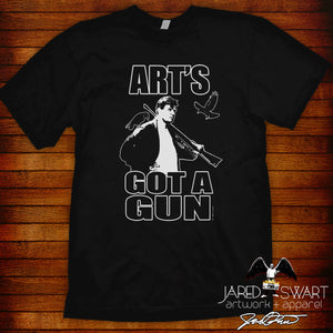 The Burbs "Art's got a gun" tee