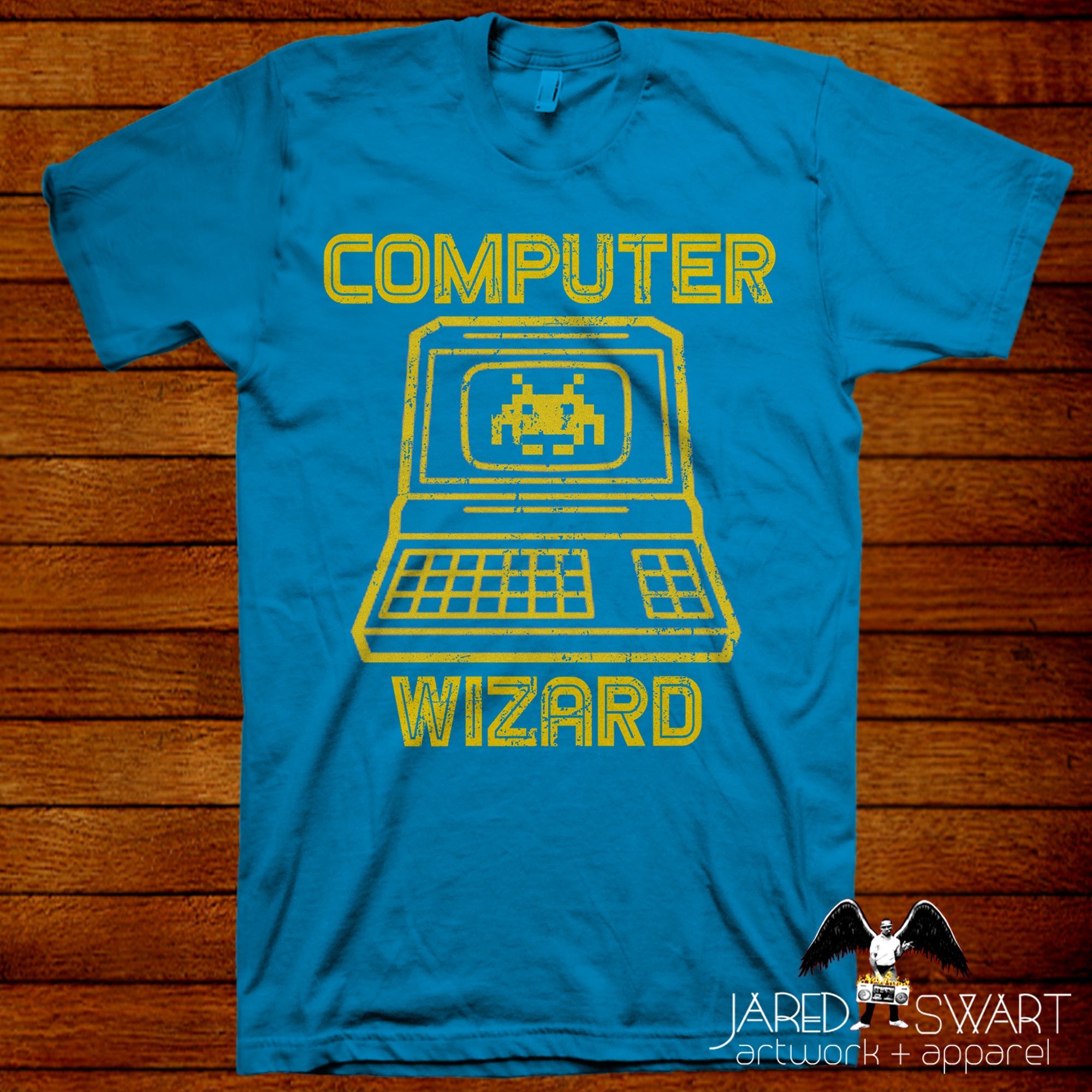 Computer Wizard retro 80s T-shirt – JaredSwart.com