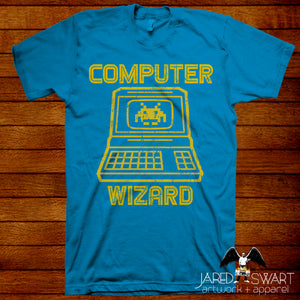 computer nerd 80s wizard vintage retro