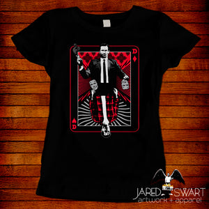 Don Draper Mad Men T-shirt Don Draper vs Dick Whitman artwork by Jared Swart