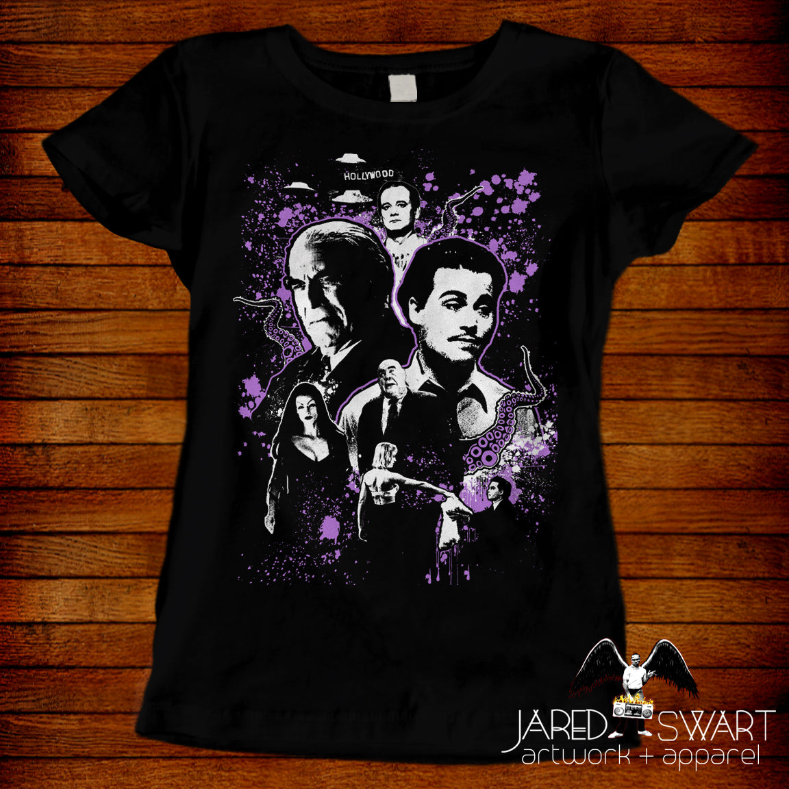 Ed Wood T-Shirt artwork by Jared Swart inspired by the 1994 Tim Burton movie