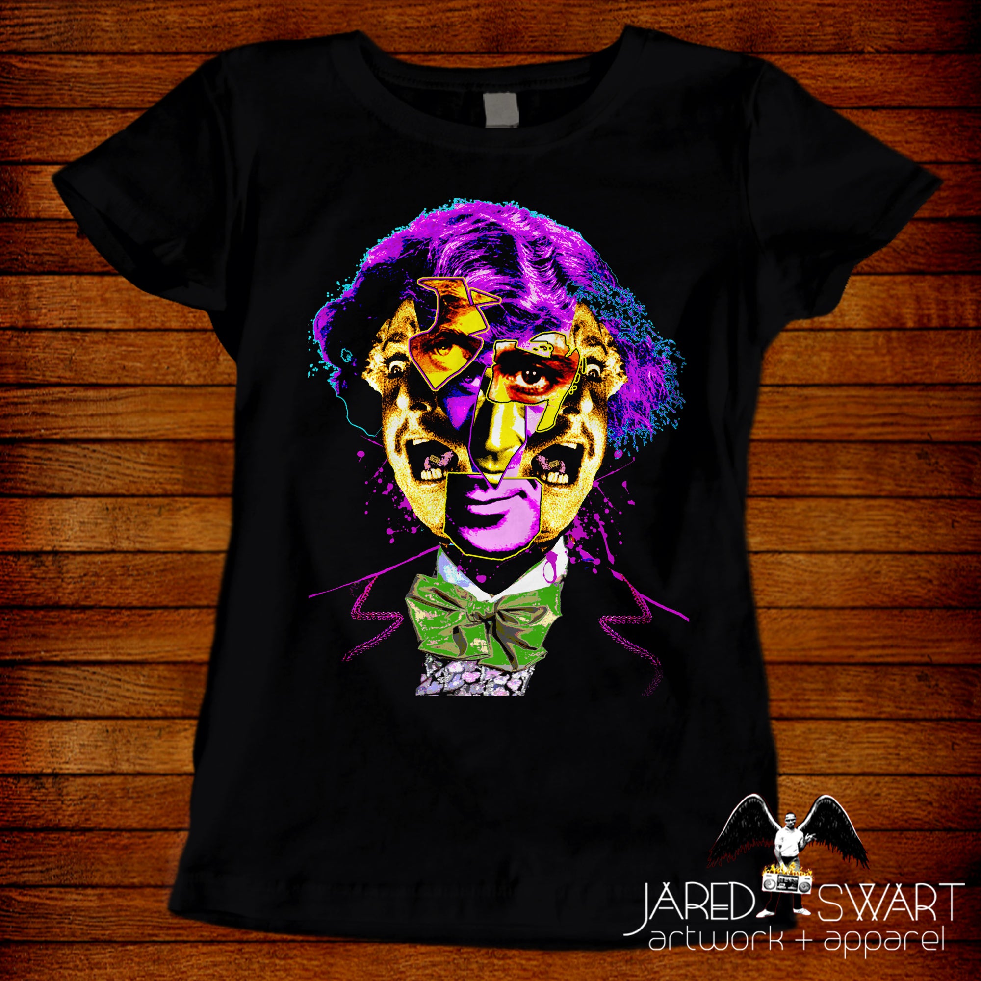 Abstract Pop-Art Portrait inspired by Gene Wilder