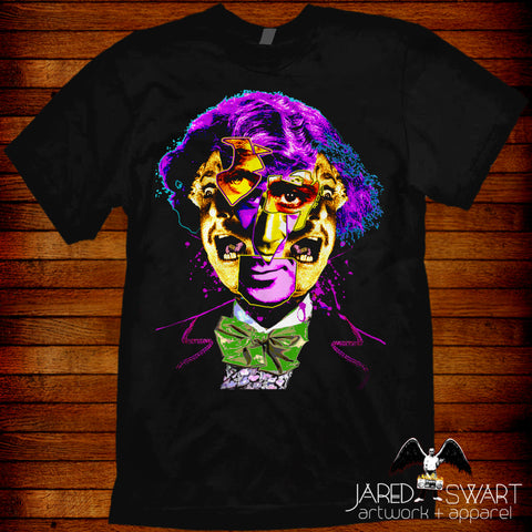 Abstract Pop-Art Portrait inspired by Gene Wilder –