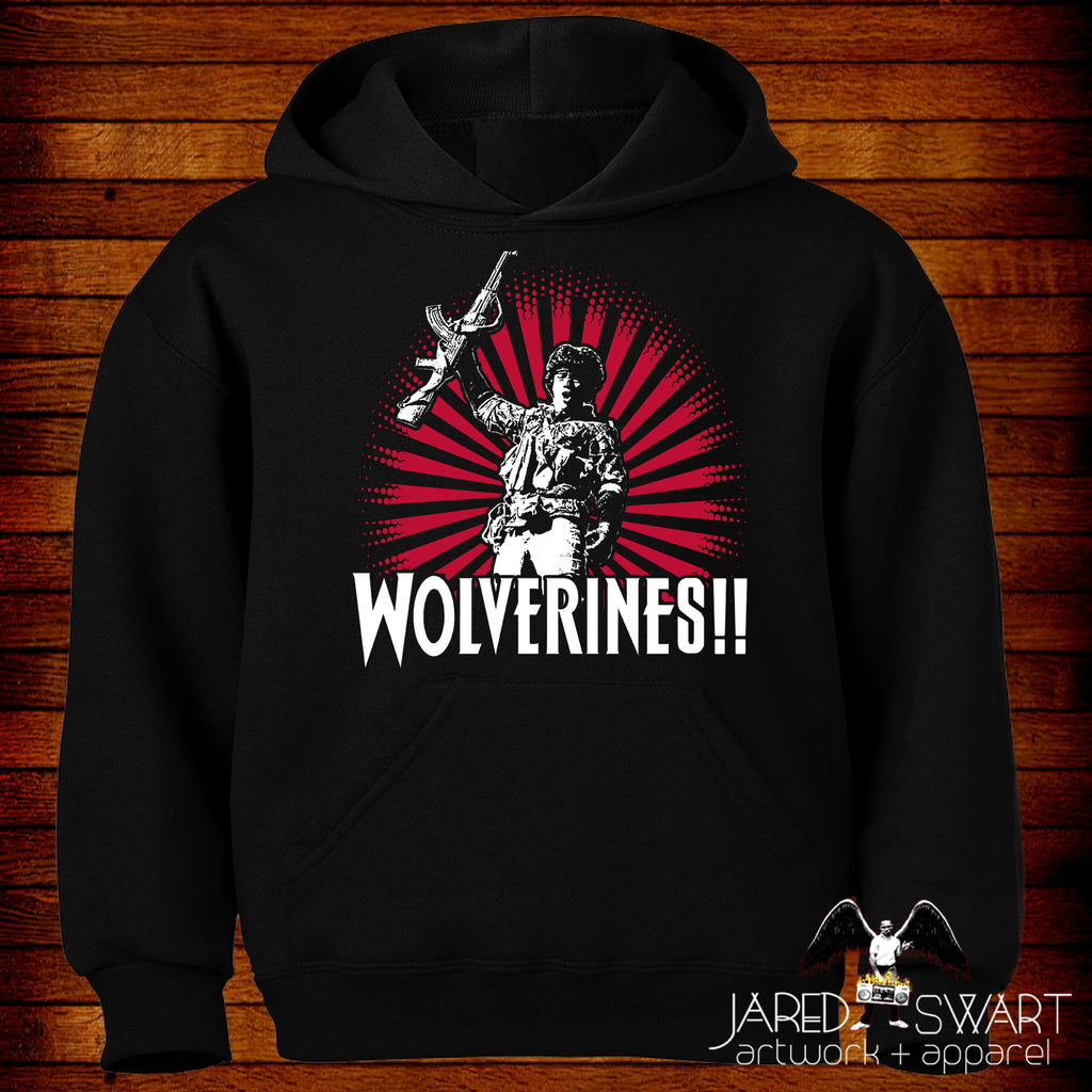 Hoodie Red Dawn Wolverines
