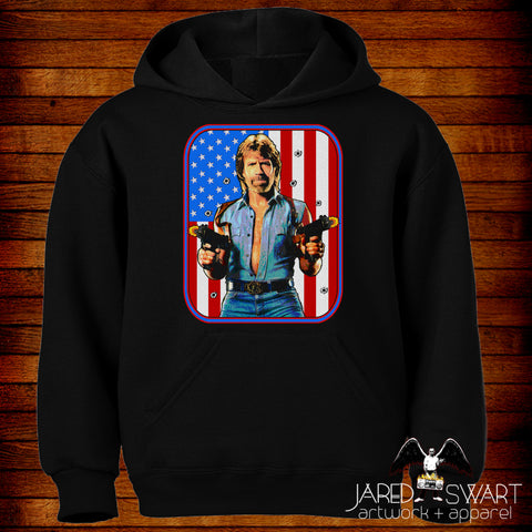 Hoodie Invasion USA Chuck Norris