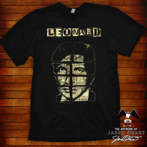 Leonard Cohen Designer Tee original artwork by Jared swart