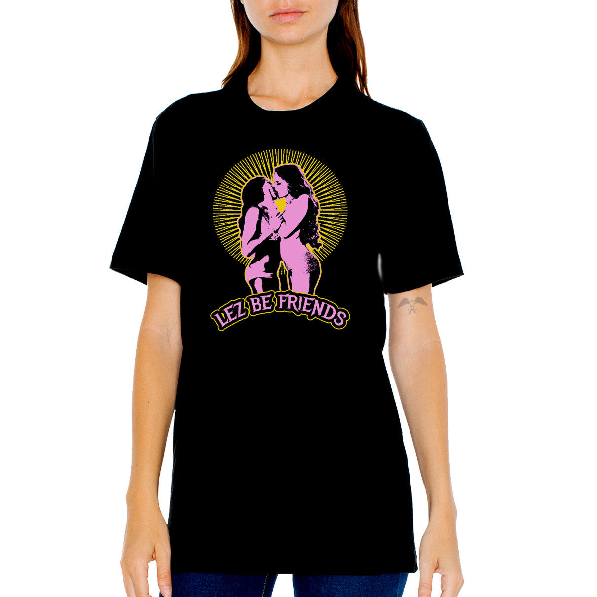 Lez Be Friends T-Shirt Lesbian LGBTQ