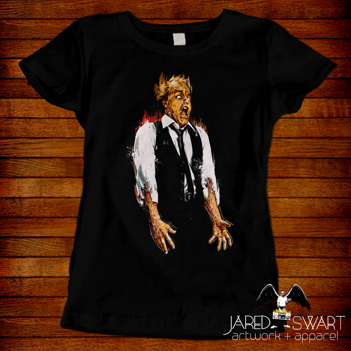 Scanners T-shirt based on the 1981 cult classic movie