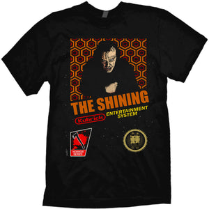 The Shining T-shirt NES mash-up