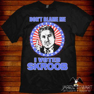 Spaceballs President Skroob parody T-shirt