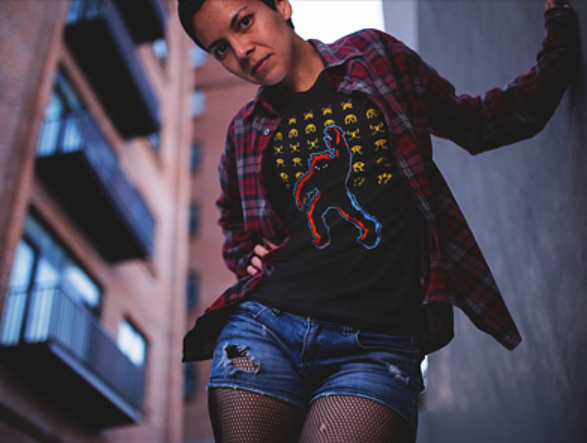 Retro Arcade Game Classic T-shirt Space Invaders
