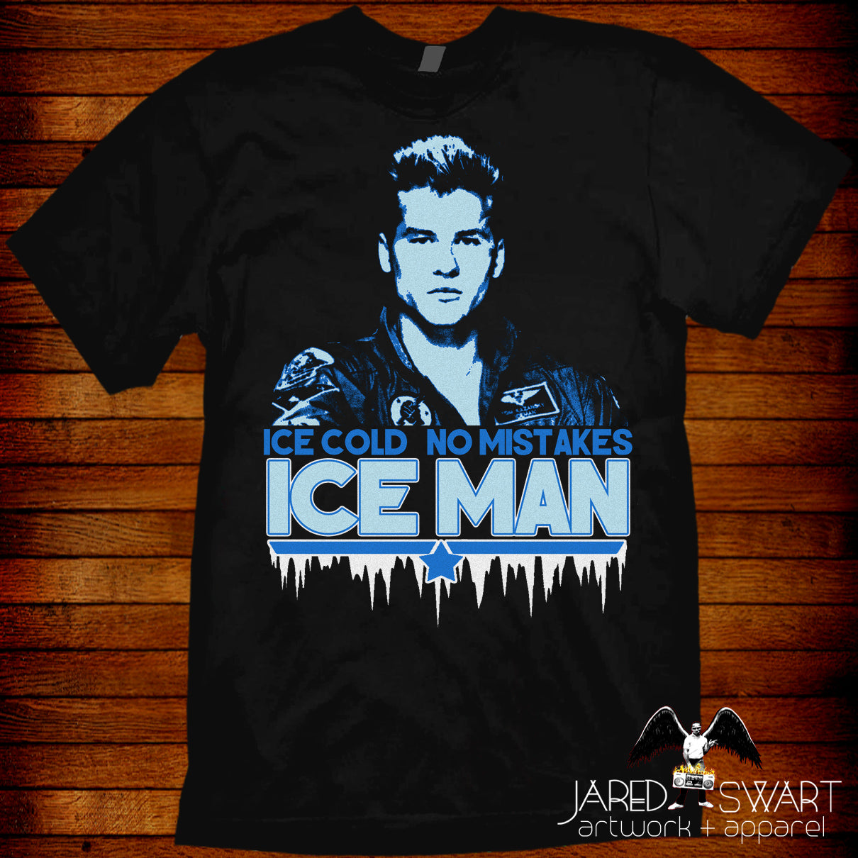 Top Gun T Shirt Ice Man 80 s movie JaredSwart