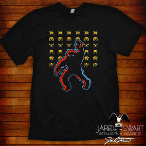 Retro Arcade Game Classic T-shirt Space Invaders