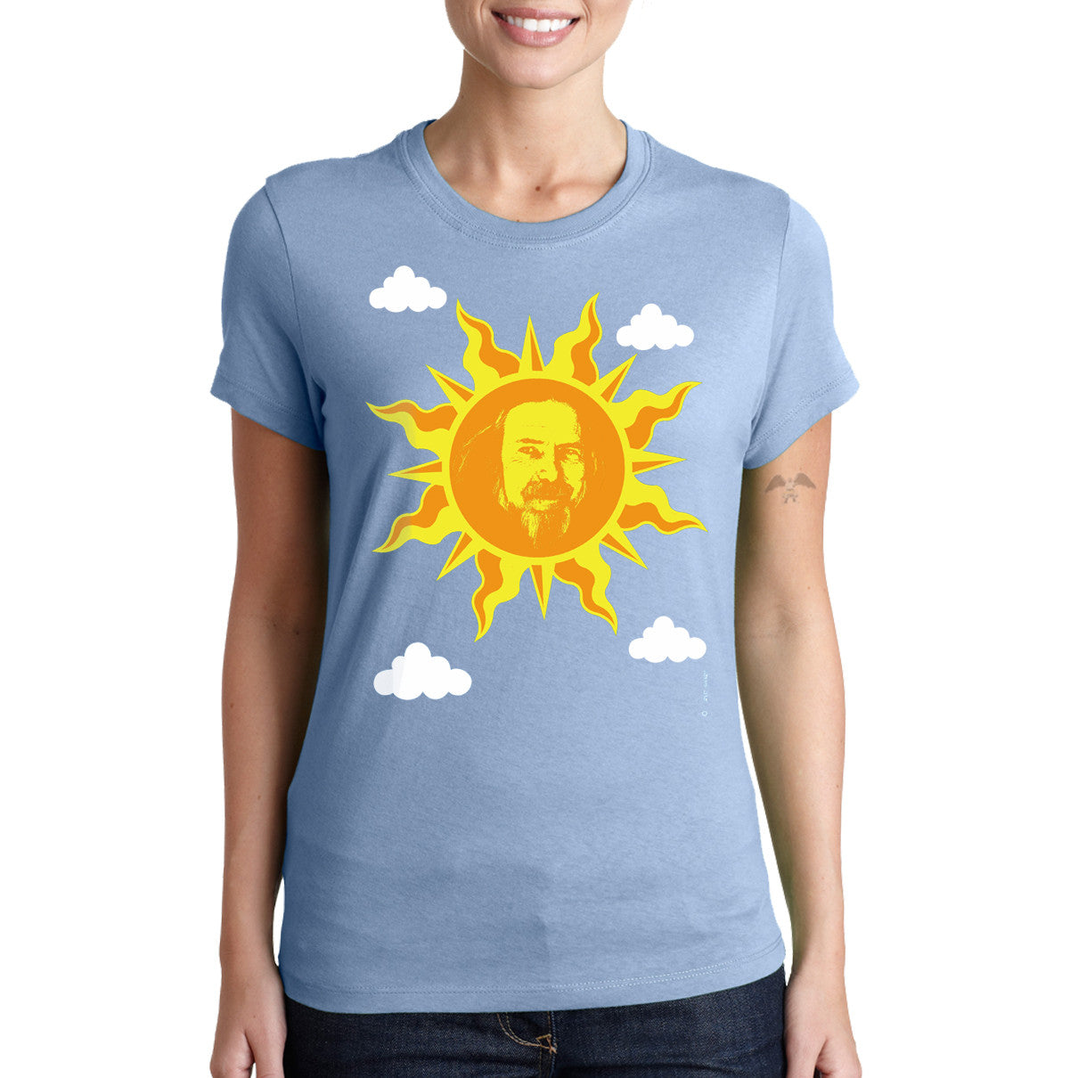 Alan Watts T-shirt sunshine design by Jared swart