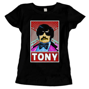 Andy Kaufman Tony Clifton t-Shirt original art by Jared Swart