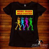 Art Show 2021 tee: "Weird Orgies Wild Parties"