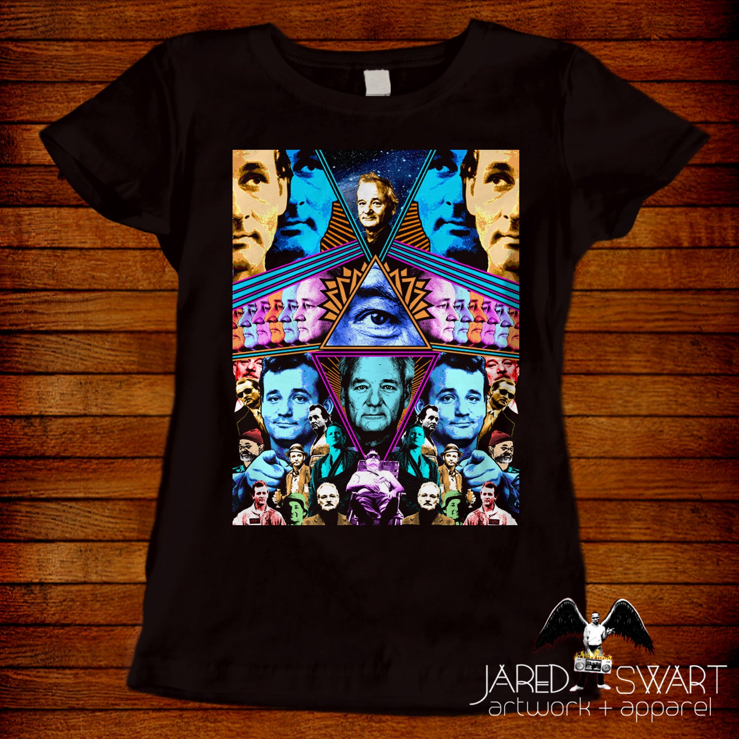 Bill Murray collage art T-shirt