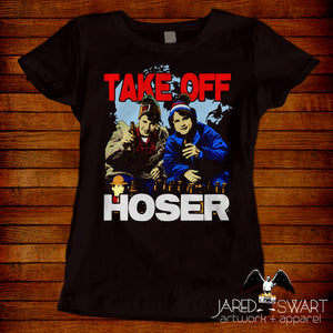Bob & Doug McKenzie Strange Brew Take Off Hoser T-shirt