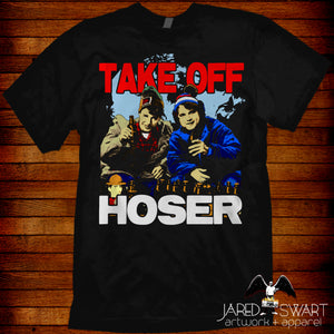 Bob & Doug McKenzie Strange Brew Take Off Hoser T-shirt
