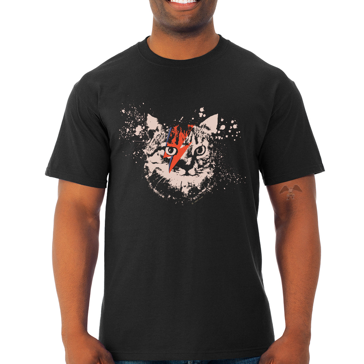 Cat World parody T-shirt David Bowie