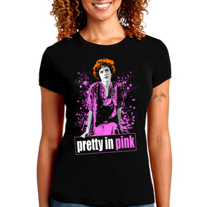 Pretty in Pink T-shirt artwork by Jared Swart inspired by the 1986 Film