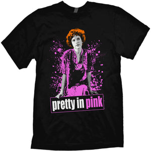 Pretty in Pink T-shirt artwork by Jared Swart inspired by the 1986 Film