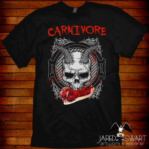 Carnivore Meat Eater T-shirt non vegan
