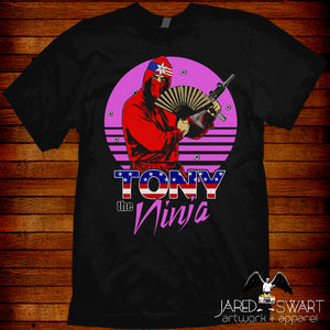 Clash of the Ninjas Tony the Ninja T-Shirt VHS Classics Series