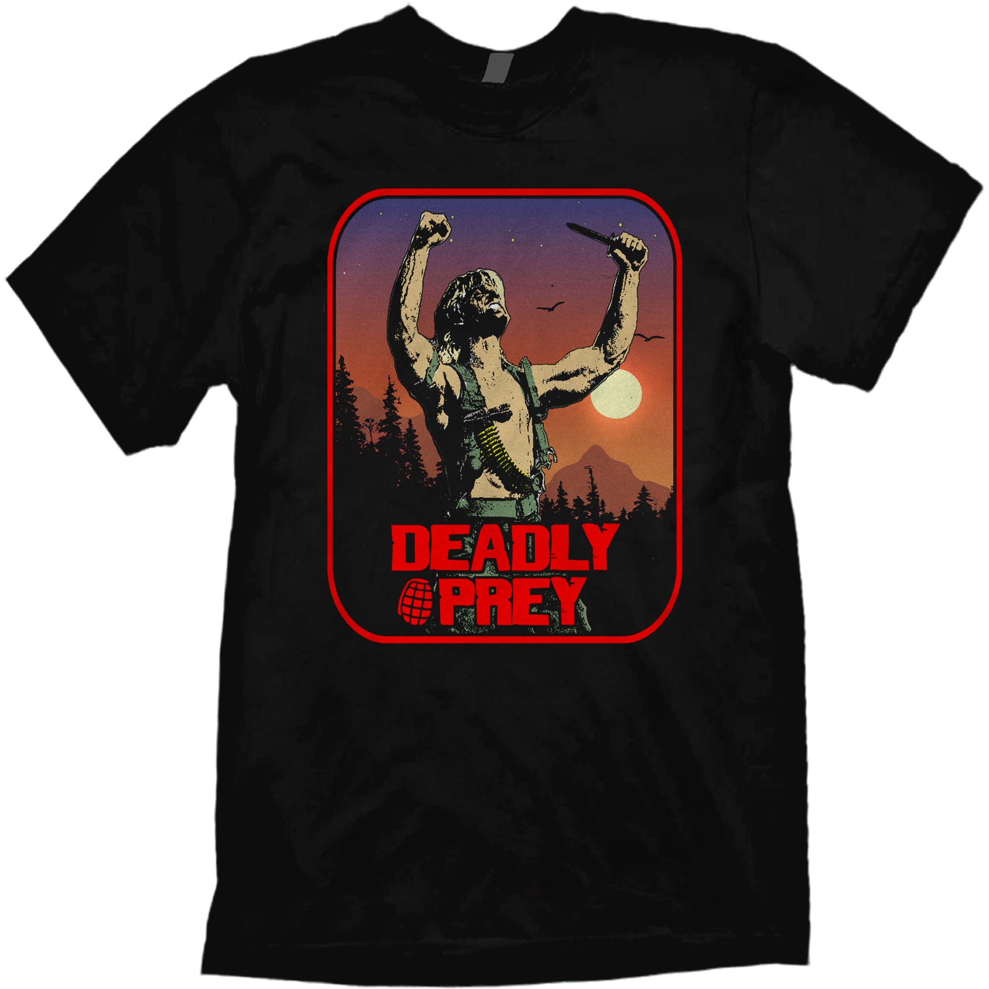 Deadly Prey T-shirt VHS Classics series