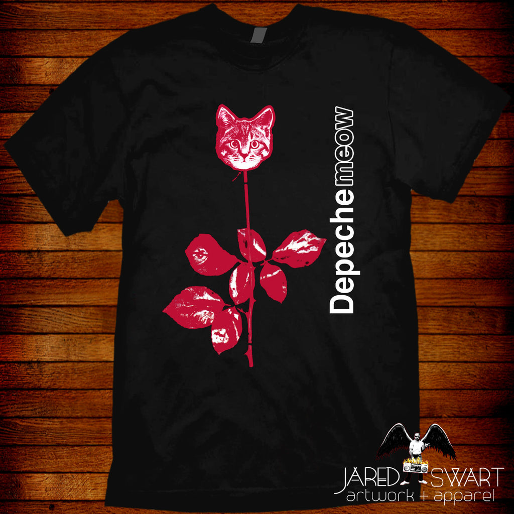 Depeche mode t-shirt cat