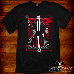 Don Draper Mad Men T-shirt Don Draper vs Dick Whitman artwork by Jared Swart