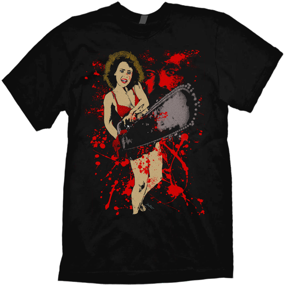 Hollywood Chainsaw Hookers T-shirt VHS Classics Series