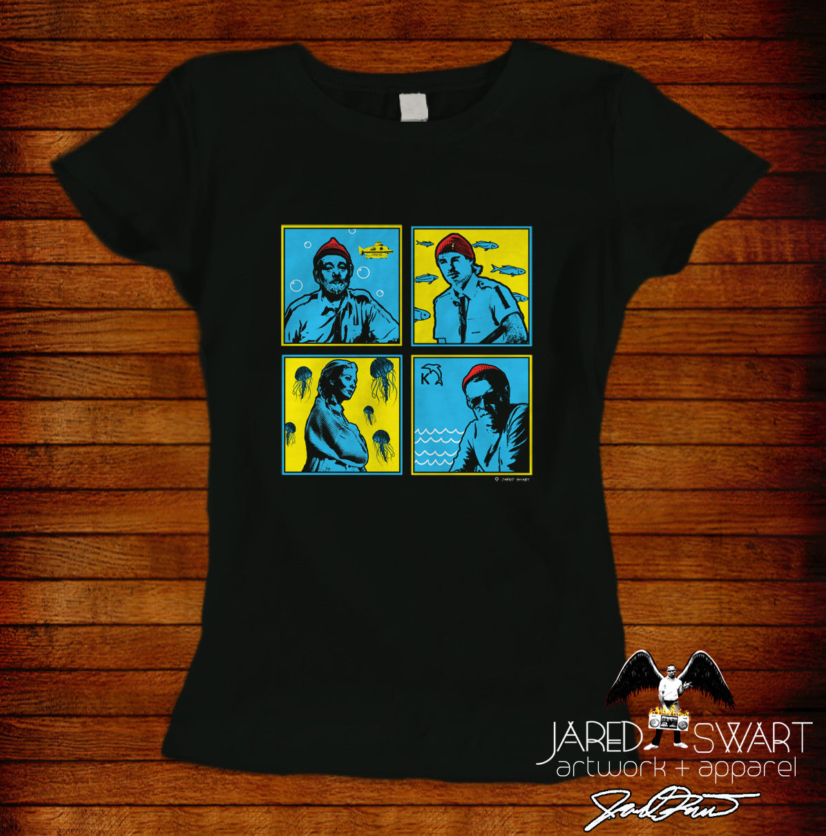 Life Aquatic pop art T-shirt