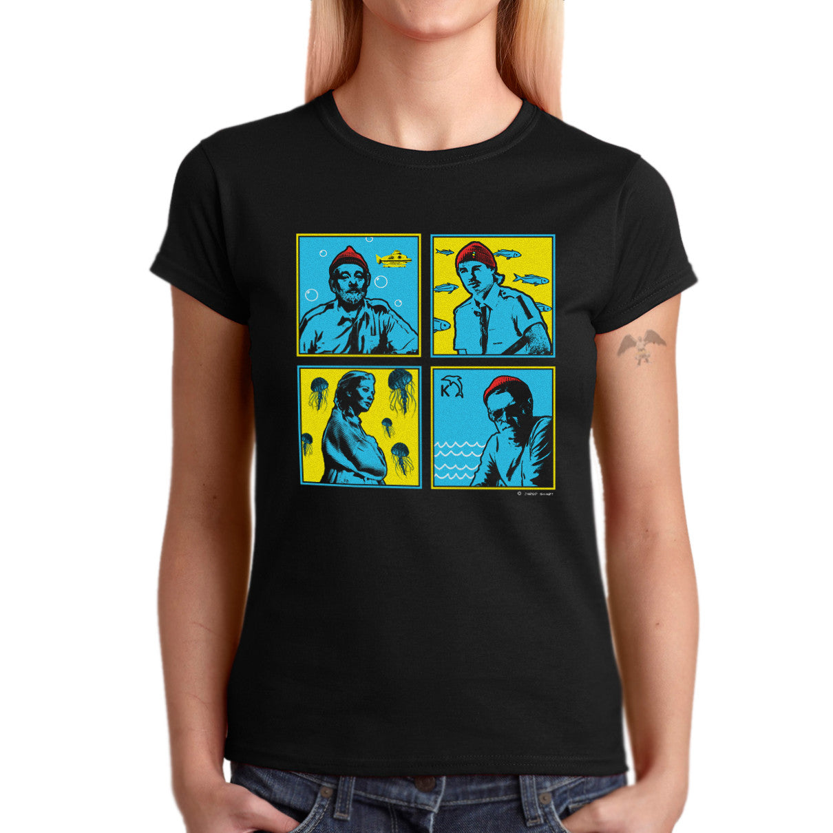 Life Aquatic pop art T-shirt