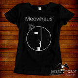 Cat World parody T-shirt Meowhaus