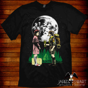 Moonrise Kingdom T-shirt artwork by Jared Swart 