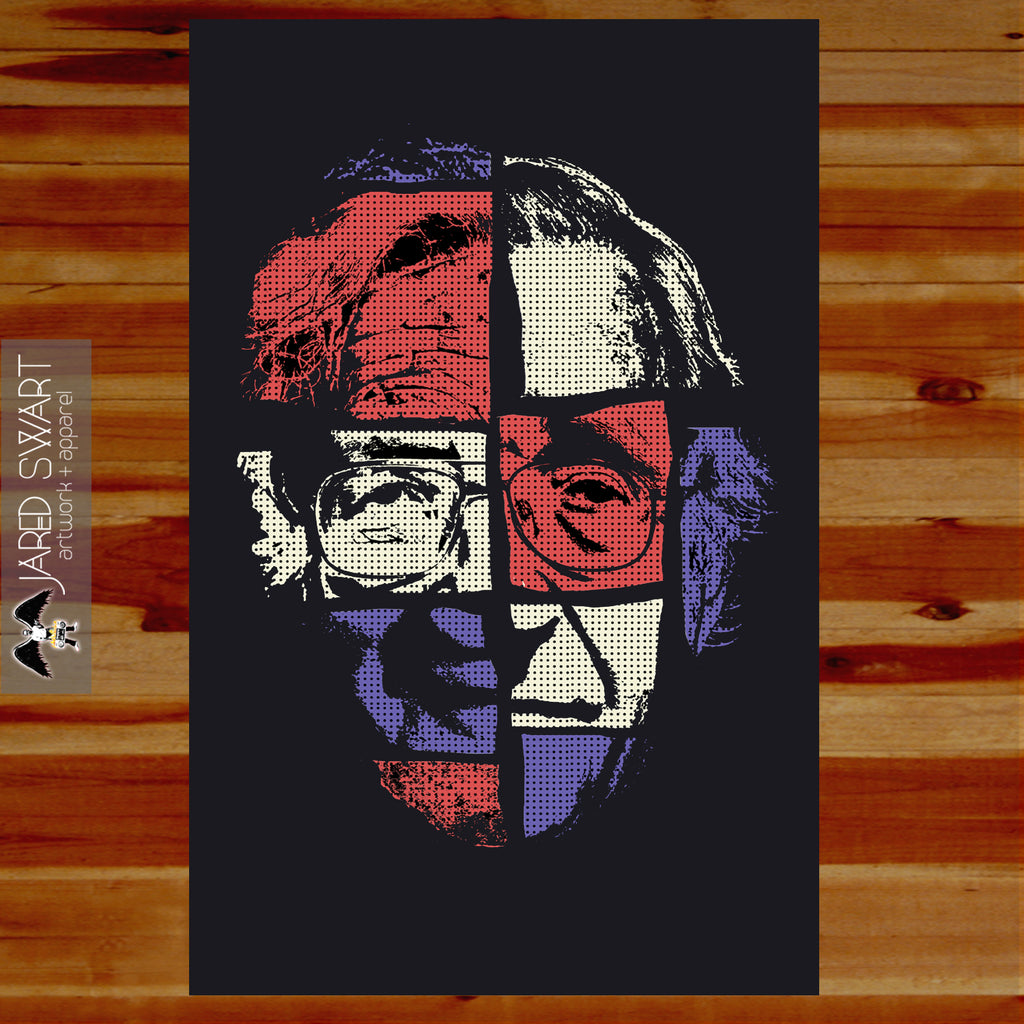 2016 Noam Chomsky poster / art print [Commissioned by The Chronicle of Higher education]